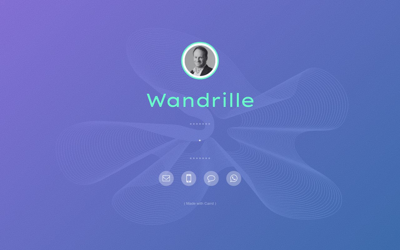 Carrd profile picture for @wandrille